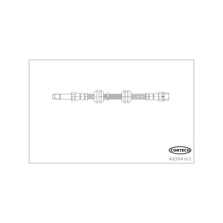 Stabdžių žarnelė CORTECO 49384162