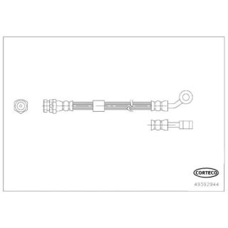 Stabdžių žarnelė CORTECO 49392944