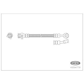 Stabdžių žarnelė CORTECO 49394779