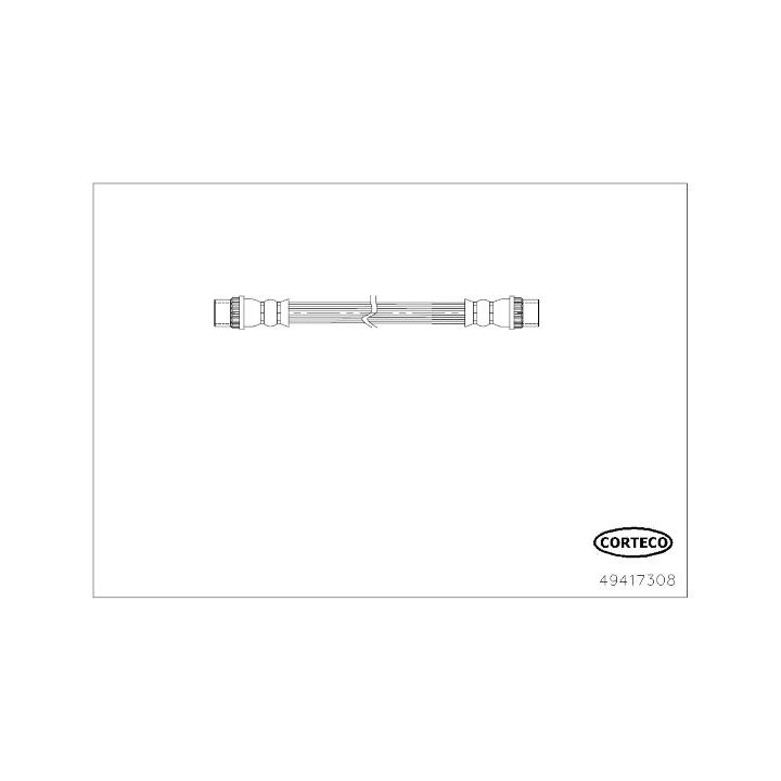 Stabdžių žarnelė CORTECO 49417308