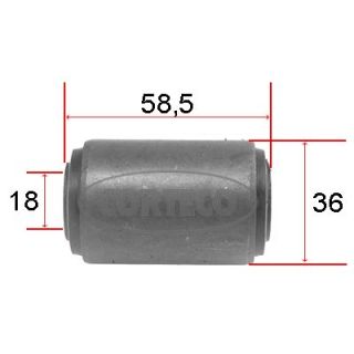 Valdymo svirties/išilginių svirčių įvorė CORTECO 21652450