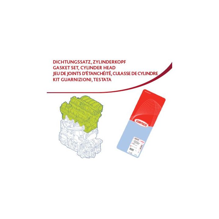 Tarpiklių komplektas, cilindro galva CORTECO 417681P