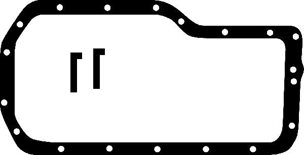 Tarpiklis, alyvos karteris CORTECO 416162P