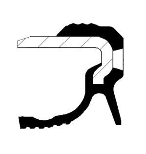 Veleno sandariklis, alkūninis velenas CORTECO 19036885B