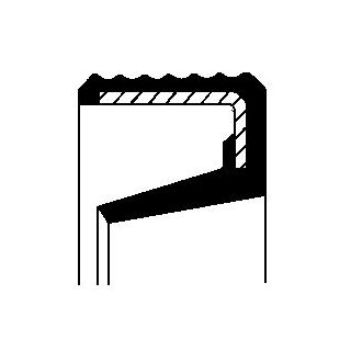 Veleno sandariklis, neautomatinė transmisija CORTECO 01033405B