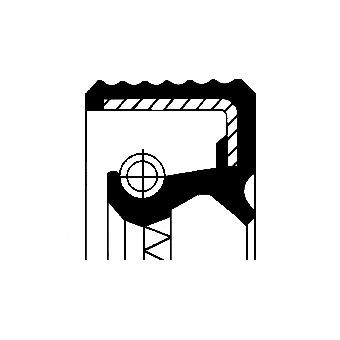 Veleno sandariklis, diferencialas CORTECO 01034076B