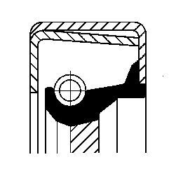 Veleno sandariklis, neautomatinė transmisija CORTECO 12011394B