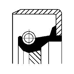 Veleno sandariklis, neautomatinė transmisija CORTECO 12011441B