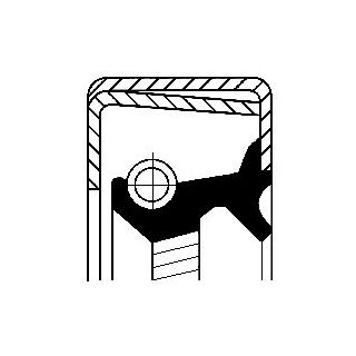 Veleno sandariklis, automatinė transmisija CORTECO 12014316B