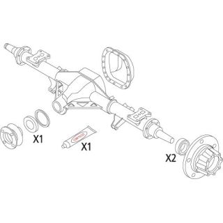 Tarpiklių rinkinys, diferencialas CORTECO 19536168