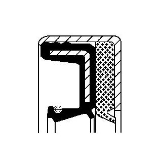 Veleno sandariklis, diferencialas CORTECO 12013319B