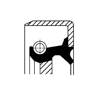 Veleno sandariklis, diferencialas CORTECO 19027911B