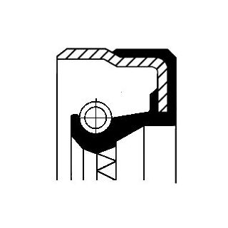 Veleno sandariklis, diferencialas CORTECO 19033801B