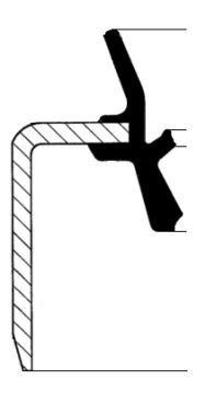 Veleno sandariklis, rato stebulė CORTECO 07015468B