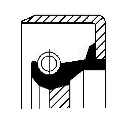 Veleno sandariklis, tarpinis velenas CORTECO 12011539B