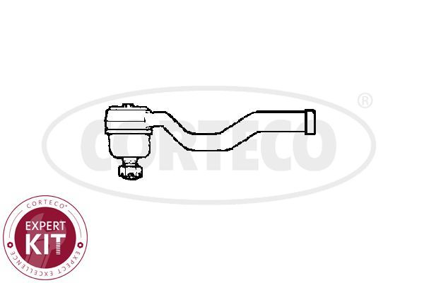 Skersinės vairo trauklės galas CORTECO 49400548