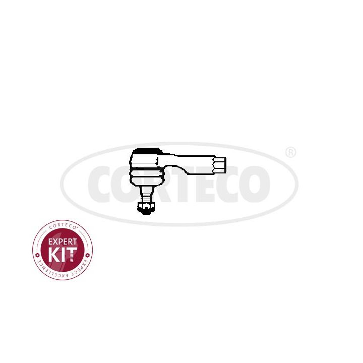 Skersinės vairo trauklės galas CORTECO 49401491