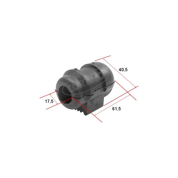 Skersinio stabilizatoriaus įvorių komplektas CORTECO 80000116