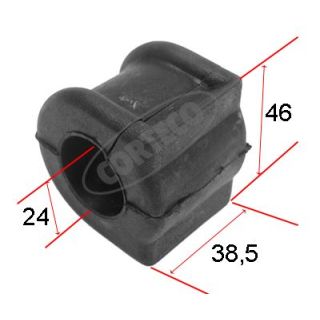 Skersinio stabilizatoriaus įvorių komplektas CORTECO 80000131