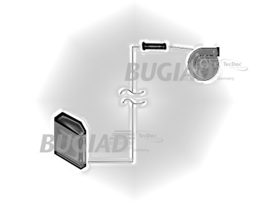 Kompresoriaus padavimo žarna BUGIAD 88637