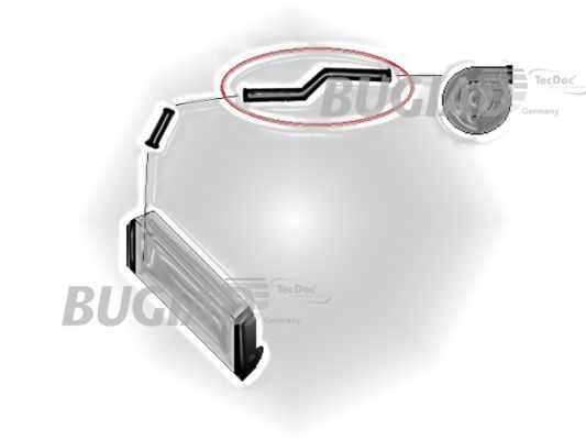 Kompresoriaus padavimo žarna BUGIAD 88670