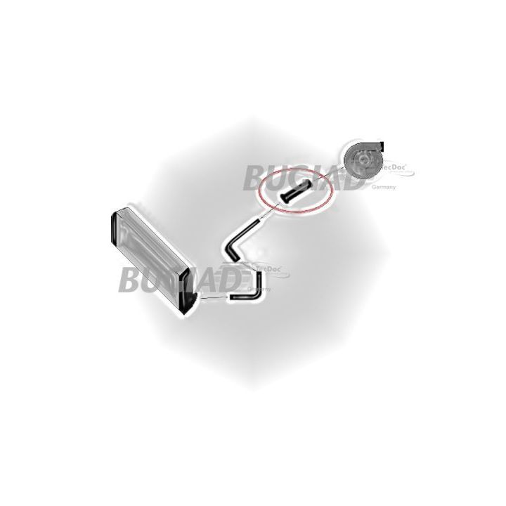 Kompresoriaus padavimo žarna BUGIAD 88816