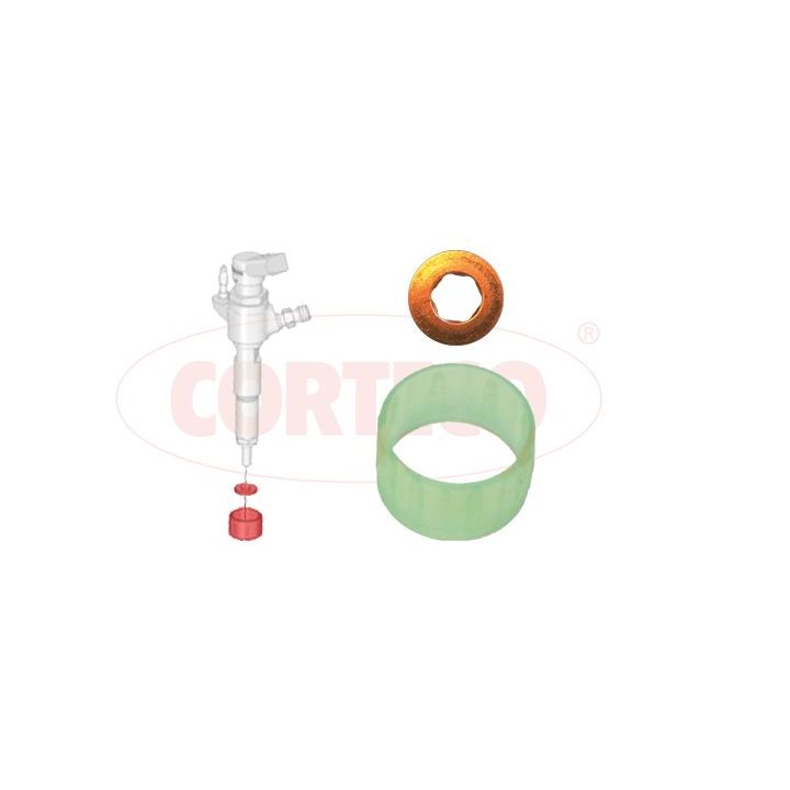 Purkštukų žiedinių tarpiklių rinkinys CORTECO 49445015