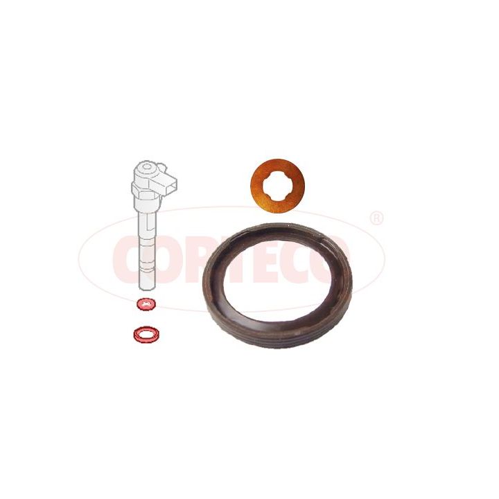 Purkštukų žiedinių tarpiklių rinkinys CORTECO 49445016