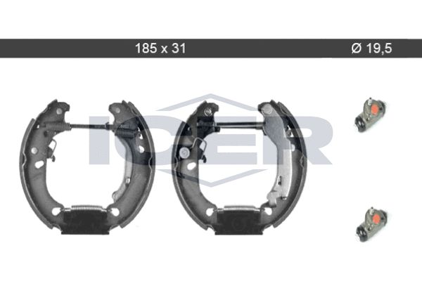 Stabdžių trinkelių komplektas ICER 79KT0009 C