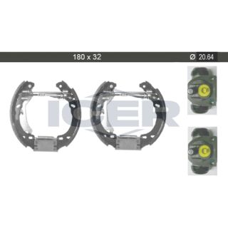 Stabdžių trinkelių komplektas ICER 79KT0010 C