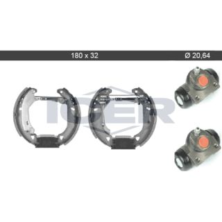 Stabdžių trinkelių komplektas ICER 79KT0011 C