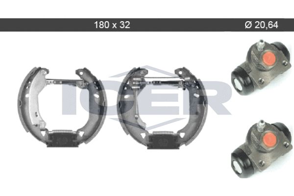 Stabdžių trinkelių komplektas ICER 79KT0011 C