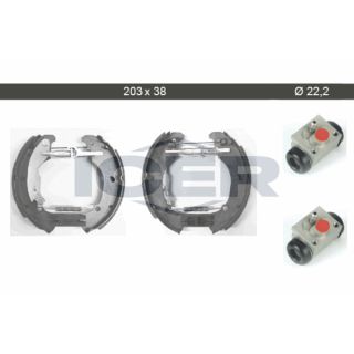 Stabdžių trinkelių komplektas ICER 79KT0015 C