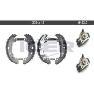 Stabdžių trinkelių komplektas ICER 79KT0016 C