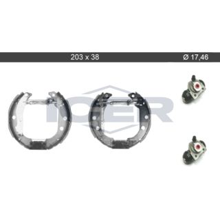 Stabdžių trinkelių komplektas ICER 79KT0050 C