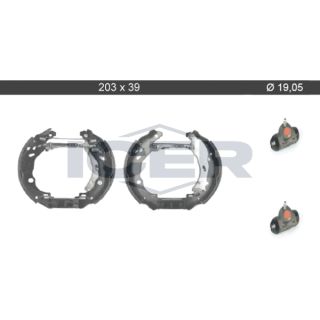 Stabdžių trinkelių komplektas ICER 79KT0051 C