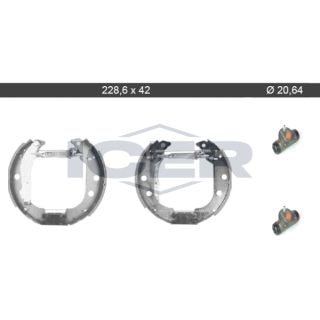 Stabdžių trinkelių komplektas ICER 79KT0052 C