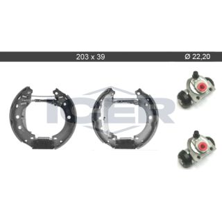 Stabdžių trinkelių komplektas ICER 79KT0053 C