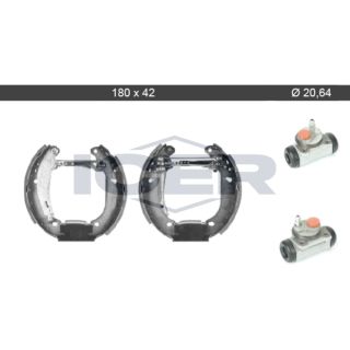 Stabdžių trinkelių komplektas ICER 79KT0058 C