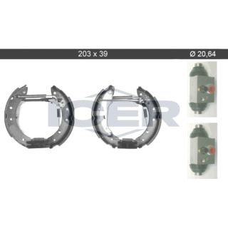 Stabdžių trinkelių komplektas ICER 79KT0066 C