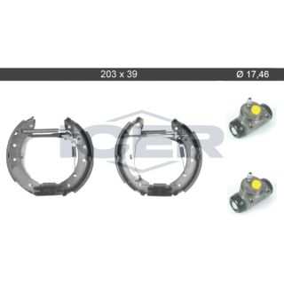 Stabdžių trinkelių komplektas ICER 79KT0068 C