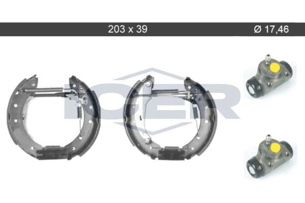 Stabdžių trinkelių komplektas ICER 79KT0068 C