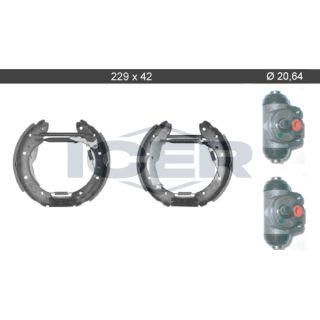 Stabdžių trinkelių komplektas ICER 79KT0070 C