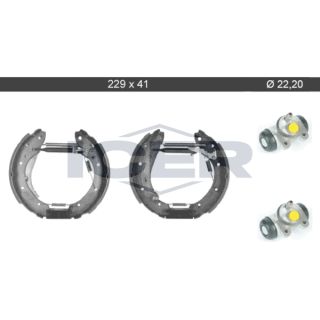 Stabdžių trinkelių komplektas ICER 79KT0072 C