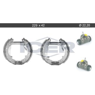 Stabdžių trinkelių komplektas ICER 79KT0074 C