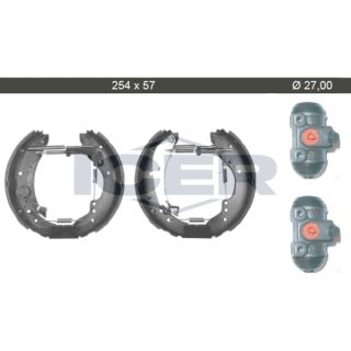 Stabdžių trinkelių komplektas ICER 79KT0079 C