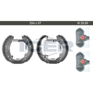 Stabdžių trinkelių komplektas ICER 79KT0080 C