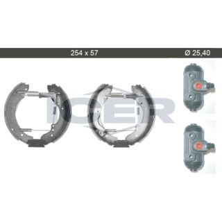 Stabdžių trinkelių komplektas ICER 79KT0081 C