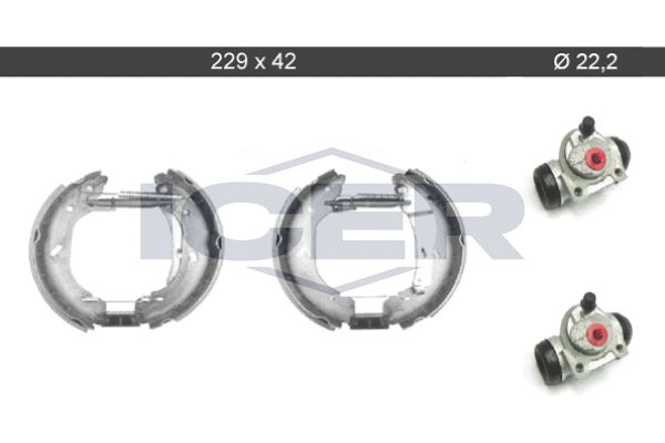 Stabdžių trinkelių komplektas ICER 79KT0086 C