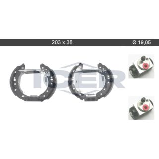 Stabdžių trinkelių komplektas ICER 79KT0092 C